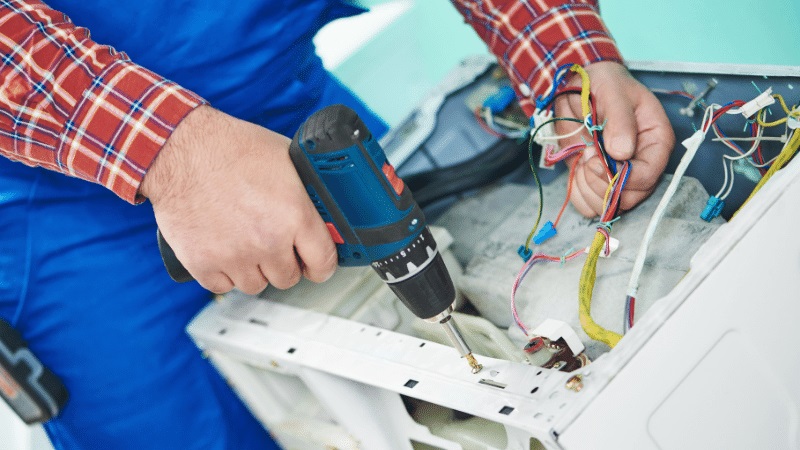 Fatih Samsung Samsung çamaşır makinesi kart tamiri – Su almama arızası orijinal parça ile giderildi. - Teknik servis örneği
